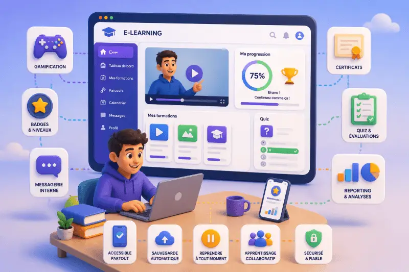 Illustration E‑Training