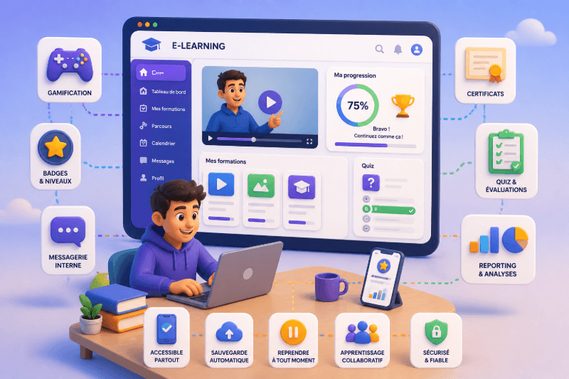Illustration E‑Training